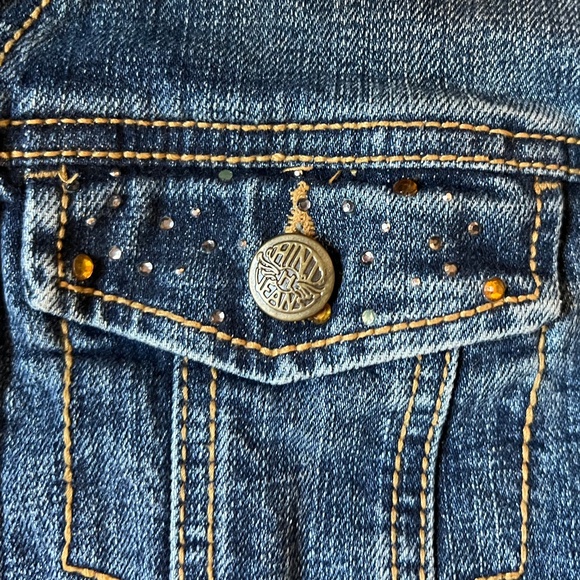 Hint Jeans Denim Jacket Size Large - Picture 8 of 13